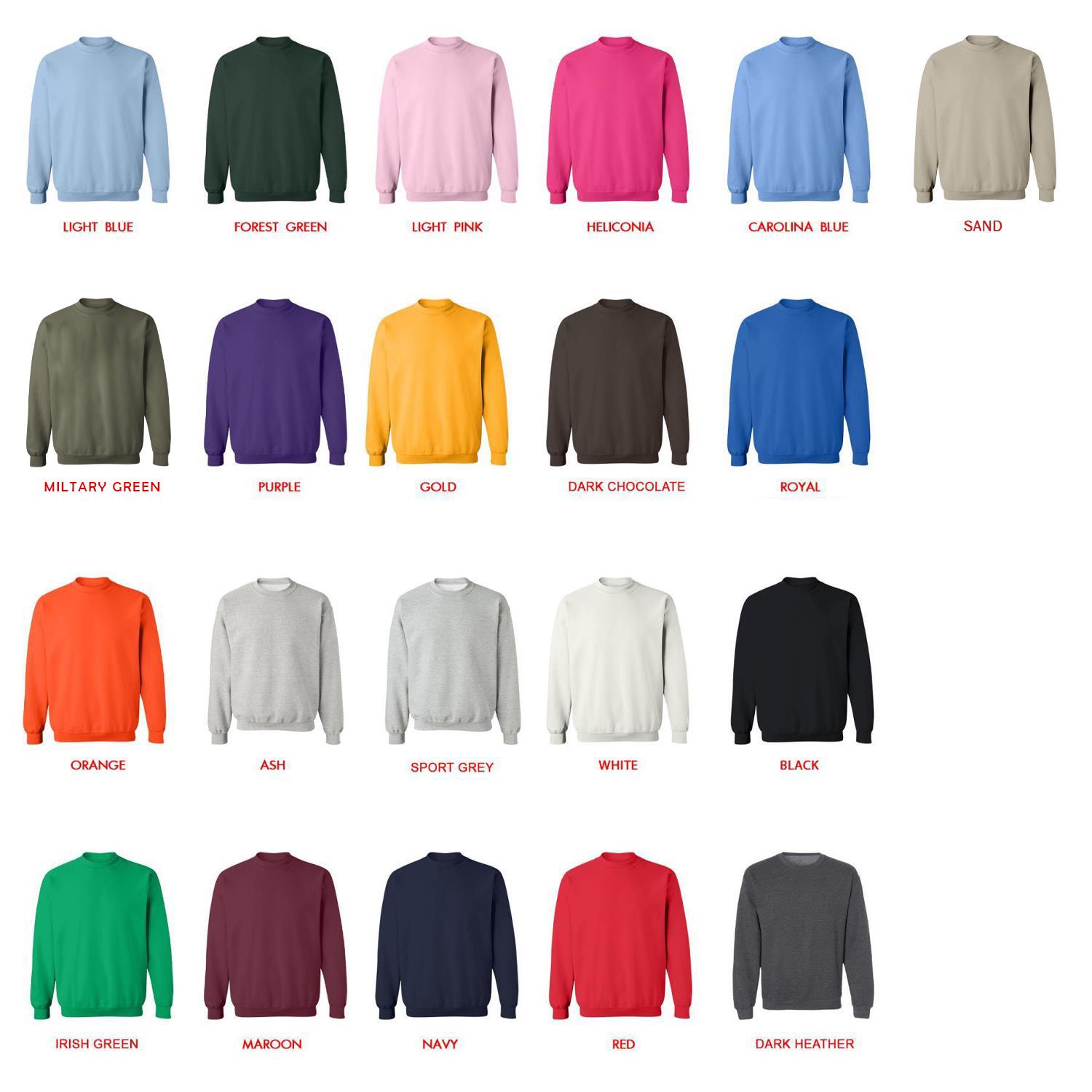 sweatshirt color chart - Binding Of Isaac Merch