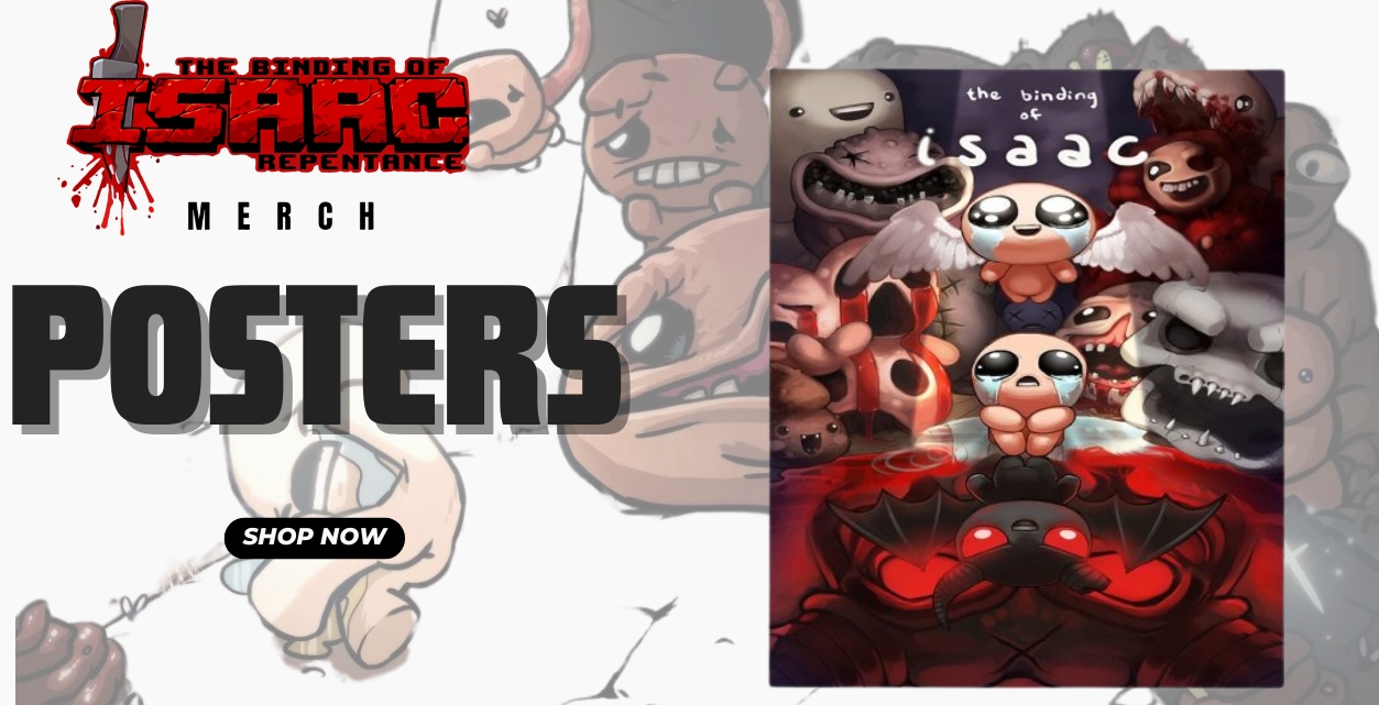 Binding Of Isaac Posters - Binding Of Isaac Merch