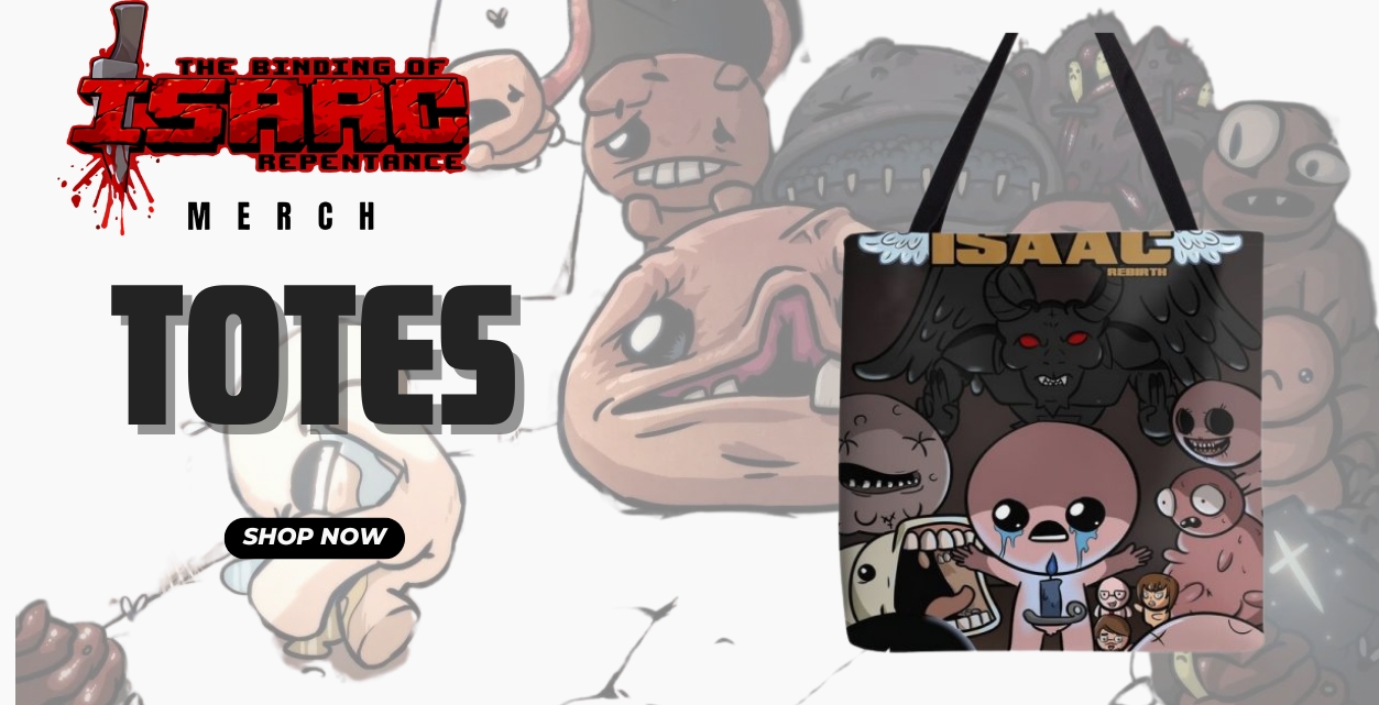 Binding Of Isaac Totes - Binding Of Isaac Merch