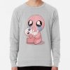 ssrcolightweight sweatshirtmensheather greyfrontsquare productx1000 bgf8f8f8 11 - Binding Of Isaac Merch